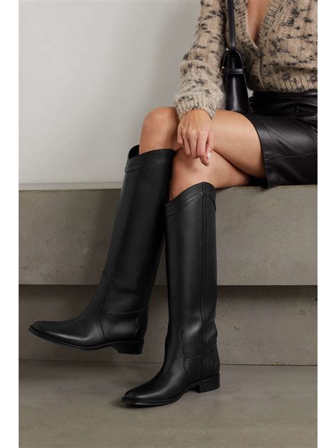 SAINT LAURENT Kate leather knee boots 